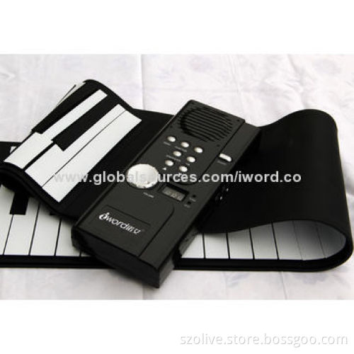 49 Keys Multi-functional Roll-up Pianos with Portable Soft Silicone Electronic Keyboard and USB